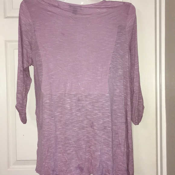 Purple Hi Low Tunic - Picture 4 of 5